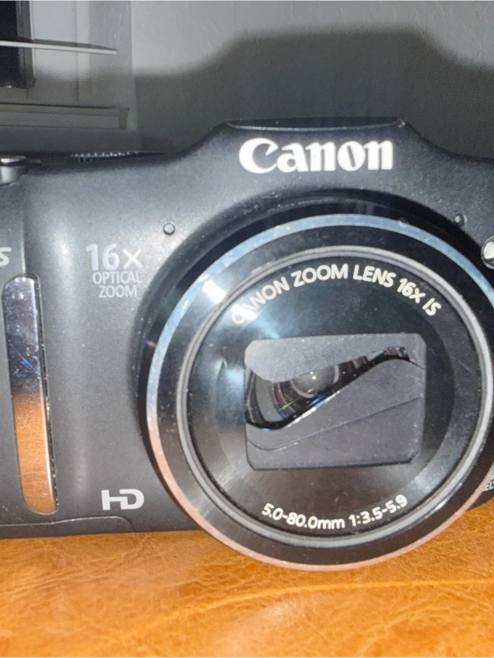 Canon Black SX160 IS 16x Optical Zoom Compact Camera